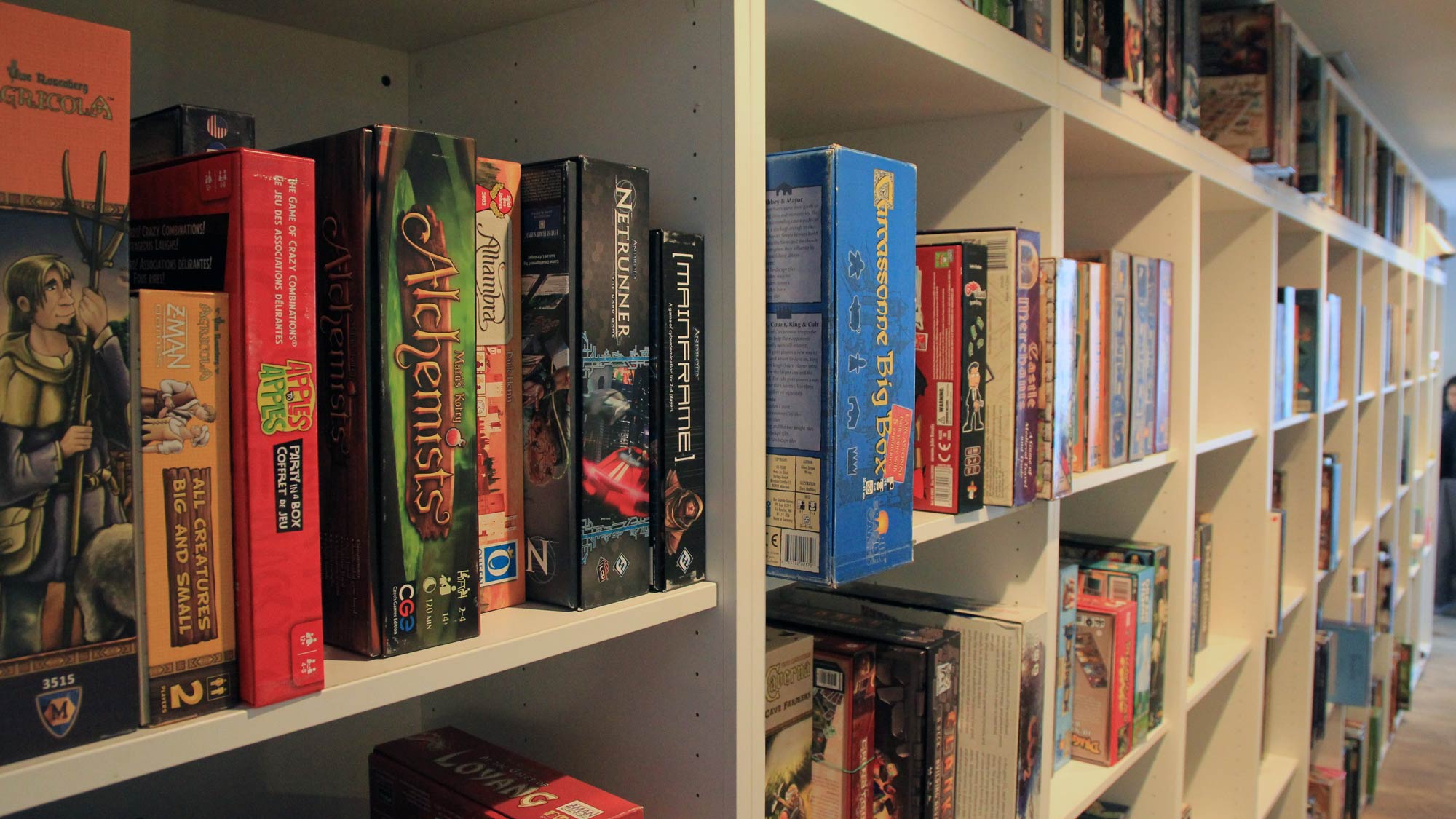 Board Game Collection at The Hexagon Board Game Cafe