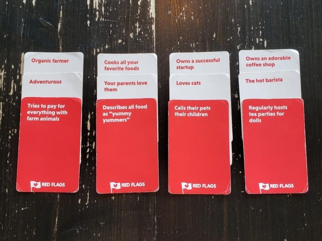 red flags game amazon